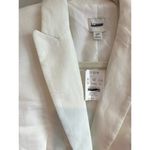 J.Crew NWT  Linen Blend Holland Blazer In White Size 2 Petite Photo 3