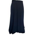 Vtg Y2K Another Thyme Maxi Pull On Skirt Sz XL Witchy Boho Gothic Chiffon USA Black Photo 5