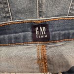 Gap Women's Light Wash Rue Skinny Button Fly Frayed Edge Denim Jeans Size 30T Photo 5