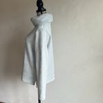 J.Crew Houndstooth Turtle Neck White Gray Sweater Size Large Photo 7