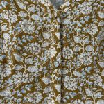 Faherty Havana Golden Theodora Floral Button Down Puffed Sleeves Maxi Dress M Gold Size M Photo 7