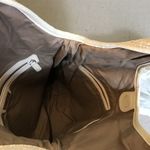 Banana Republic   Handbag Woven Cotton Textile leather Handle hobo  Bag (flaws) Photo 7