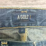 AGOLDE Parker Vintage Cut Off Distressed Button Fly Maurice Yellow Cast Jean 27 Photo 6