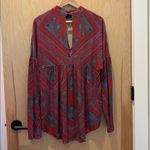 Free People Blouse Walking on a Dream Cutout Boho Size Small Photo 4