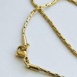 Anthropologie 18K Link Minimalist Tarnish Res.Chain* Photo 3