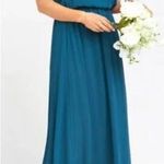 Show Me Your Mumu NWT Kendall Maxi Dress in Deep Jade Chiffon Photo 0