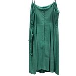 Nine West  Side Tie Faux Wrap Adjustable Spaghetti Strap Mini Dress Womens Small Photo 6