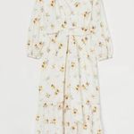 H&M Wildflower collection floral long sleeve wrap maxi dress Photo 1