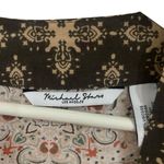 Michael Stars , one-size-fits-all, kimono, brown, white, wide sleeves Photo 2