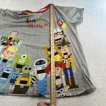 Disney Parks Adult XXL T-Shirt Tee Toy Story Shirt Gray Toy To The World Graphic Photo 9