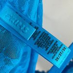 SKIMS NWOT Mykonos Blue Stretch Lace Intimates Thong Bodysuit Photo 7