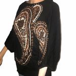 Adrienne Vittadini Paisley Sweater Photo 1