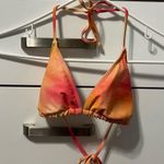 SheIn Pink & Orange Tie Dye Bikini Set w/ Skirt Photo 1