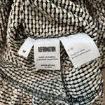 Reformation NWT  Ruffle Hem Dress Black & Brown Diddy Polka Dot Midi Size M Photo 5