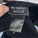 Midnight Hour Bikini Bottoms NWT celestial strappy womens Black (medium) swim Photo 2