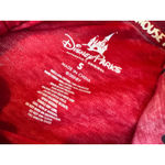 Disney  Parks Sweatshirt size Small Red burnout Hoodie‎ Mickey Mouse Authentic Photo 1