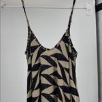 Monaco oversized Chevron Jumpsuit asymmetrical M coverup lightweight S neutral Black Photo 6
