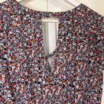 Gap  floral short sleeve vneck dress size small petite Photo 3