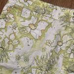 Title Nine  Skirt Womens 12 Watercolor Floral Brash Athletic Mini Cotton Green Photo 5