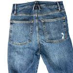 Good American Good Waist Blue Medium Wash Distressed Snake Pocket B322 sz 2 / 26 Photo 8