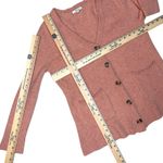 Madewell M Boiled Merino Wool Donegal Maysfield Cardigan Sweater in Peach Photo 3