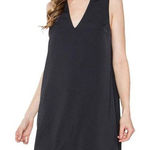 ZARA  Black‎ Sleeveless Swing Dress With Choker Womens Size S V Neck Shift Photo 0