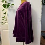 Woman Within Women within Burgundy Velvet Women's Top Photo 2