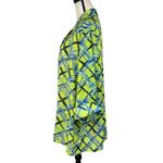 Maggie Barnes 1X (18/20) Top Button-Up V-Neck Lightweight Semi-Sheer 3/4 Sleeves Photo 5