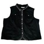 Quacker Factory  Vest 2X Embellished Photo 0