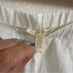 Eileen Fisher 100% Organic Linen White Cropped Pant Size Medium BNWT Photo 2