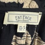 Floral Black Cream Ruffle Tie Photo 1