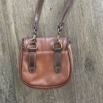 Liz Claiborne Vintage crossbody  leather bag purse brown small boho 90s Photo 1