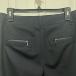 Tory Burch Wool Blend Navy Dress Pants Slim Fit Sz 4 Long 31.5 Inseam Photo 3