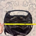 Banana Republic Black Leather Hobo Cross Body Shoulder Bag Large EUC. Has Removable Adjustable Crossbody Strap. Photo 1