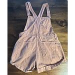 Free People  We The Free Ziggy Shortall Overalls Rose Pink Denim Cuffed Shorts Lg Photo 6