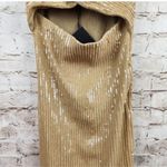 Retrofête Retrofete Sariah Sequin Dress in Nude Size XL NWT Sleeveless Cutout Midi Photo 4