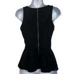 Urban Outfitters ‎  STARING AT STARS Black Crochet Peplum Hem Top EUC Small Photo 5