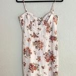 H&M Brock collection x brocade corset white floral rose strappy bodycon dress S Photo 10
