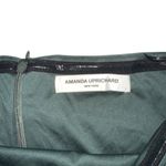 Amanda Uprichard Revolve Anja Green Ruched Strapless Mini Dress LARGE in Moss Photo 4