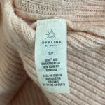 Aerie  Offline Cropped Ribbed Hooded Sweater Small Photo 5