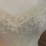 Vanity Fair  Vtg Off White Dupon Lace Nylon Antron III Nylon Slip/Dress Sz. 32. Photo 1