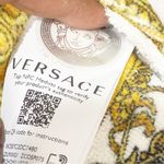 Versace ‎ Printed MEDUSA RENAISSANCE PRINT SLIPPERS NEW SIZE SMALL Photo 4