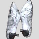 Cole Haan  black and gray plaid kitten heels! Photo 3