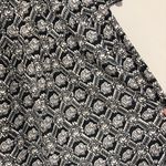 Vermont Country Store button maxi dress Elephant print black white size medium Photo 6