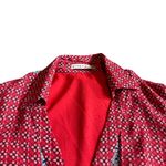 Alice + Olivia Abelia Button-Down Mini Dress Colorful Retro Style Patch Size 0 Photo 3