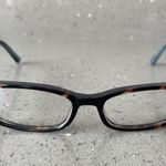 Mayhem MAYO S16 Eyeglasses Frames ONLY Brown Tortoise Blue Stripe Flex 49 Photo 0