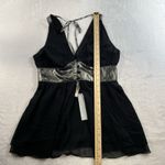 Guess  M Silk Babydoll Top Sheer Whimsigoth Whimsy Fairy Coquette Baddie Sexy Photo 13