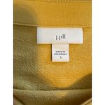 J.Jill  Luxe French Terry Side Button Tunic Top Butter Yellow Soft Cozy Size S Photo 5