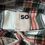 Women’s Hand bleached plaid farmhouse festival fall flannel shirt White Photo 6