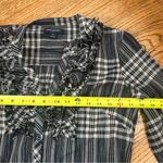 Banana Republic  Gingham Plaid Button Front Mini Dress Size 6 Photo 10